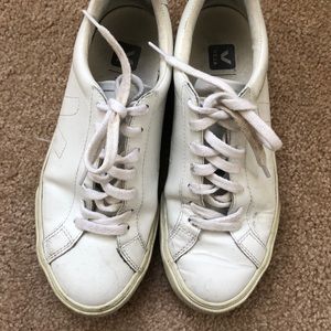 Veja x Madewell Leather Sneakers Euro 38